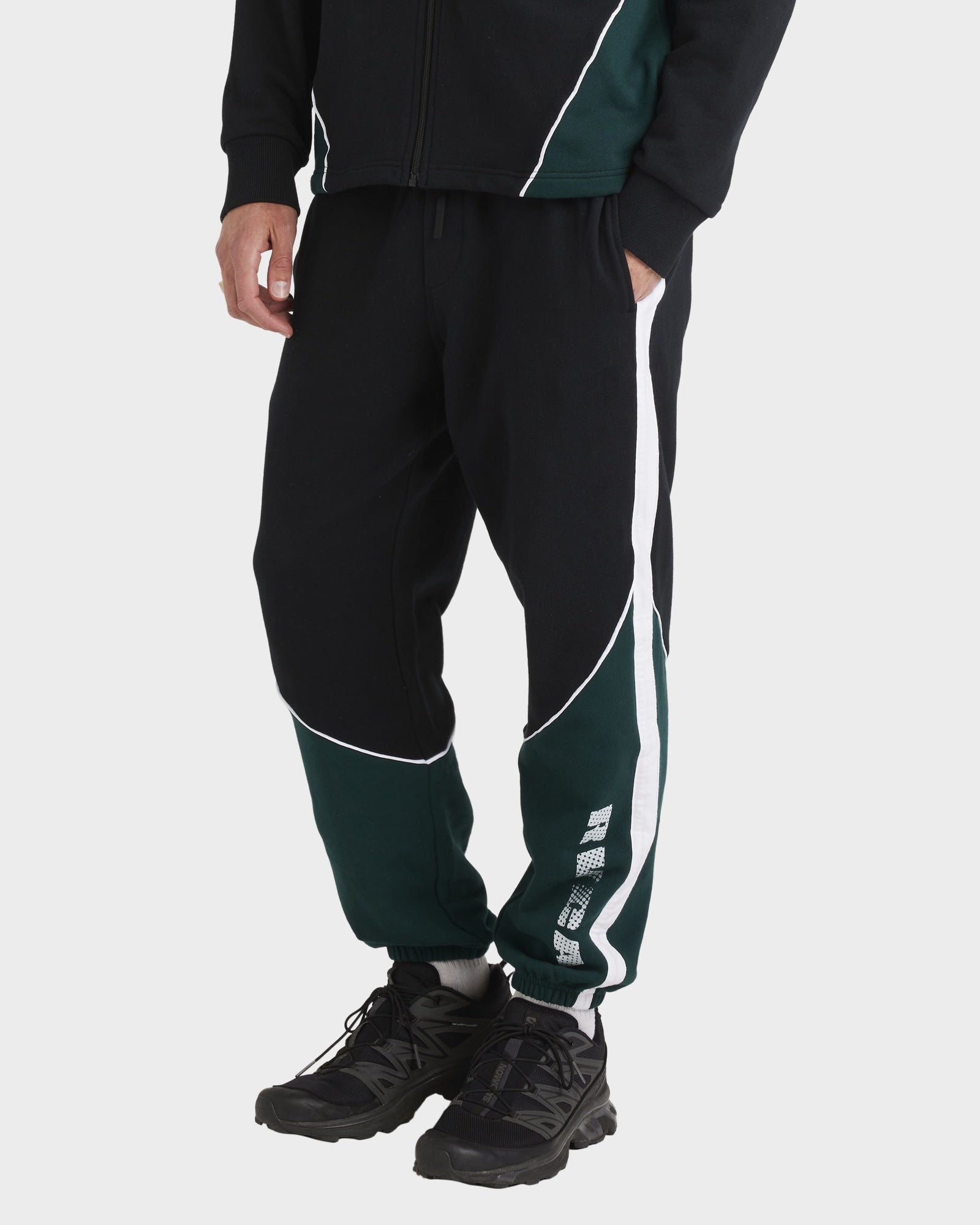 Mens RVCA Panelled Track Pants