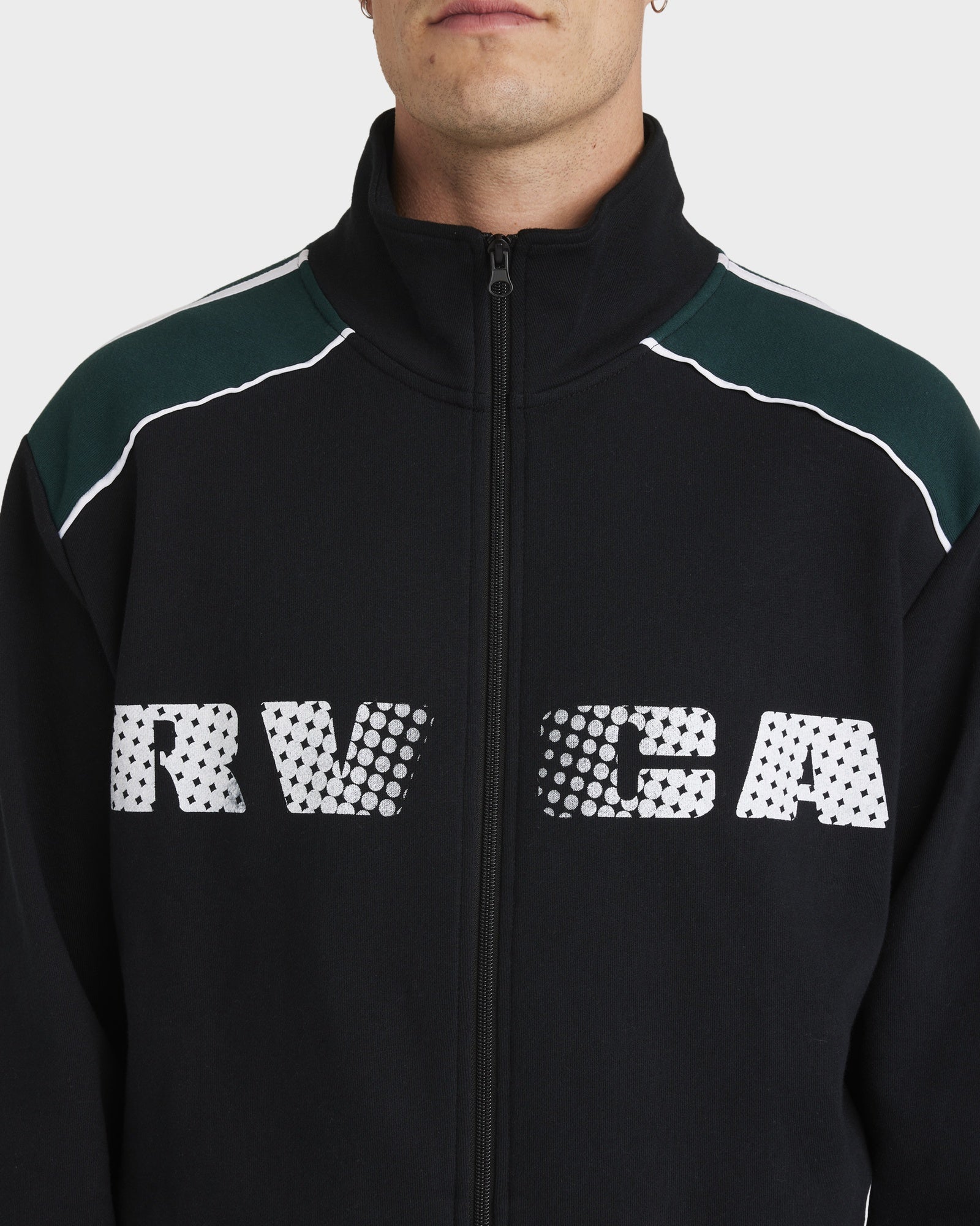 Mens RVCA Panelled Jacket
