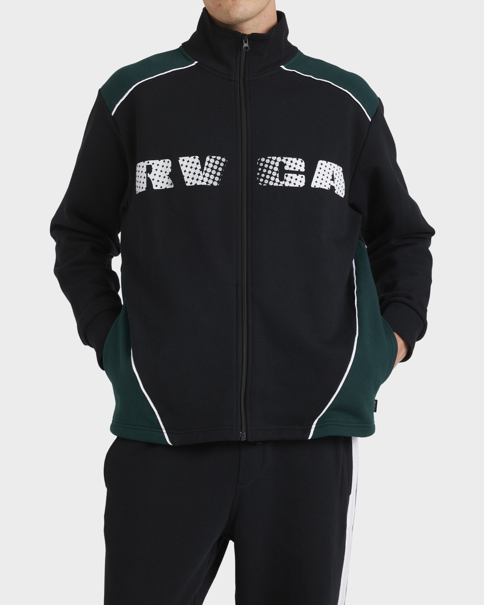 Mens RVCA Panelled Jacket