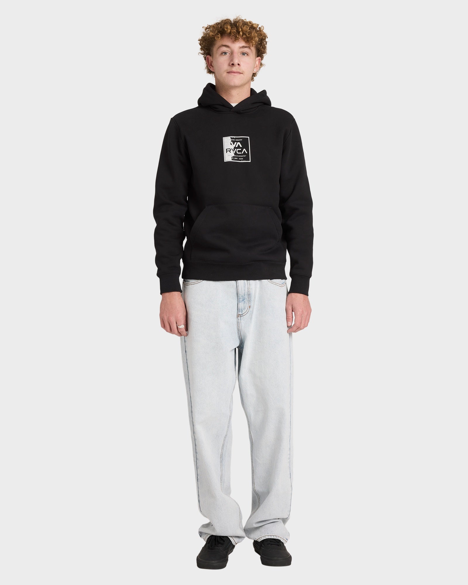 Mens Va Torn Pullover Hoodie