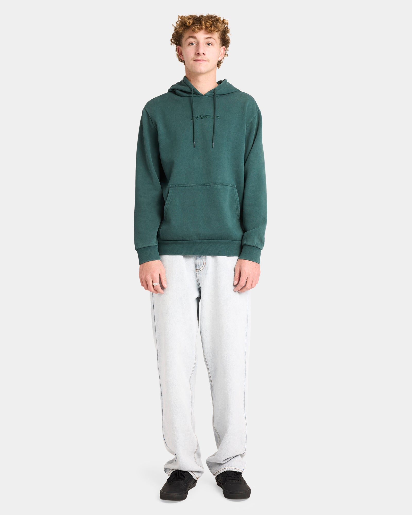 Mens Track Pullover Hoodie