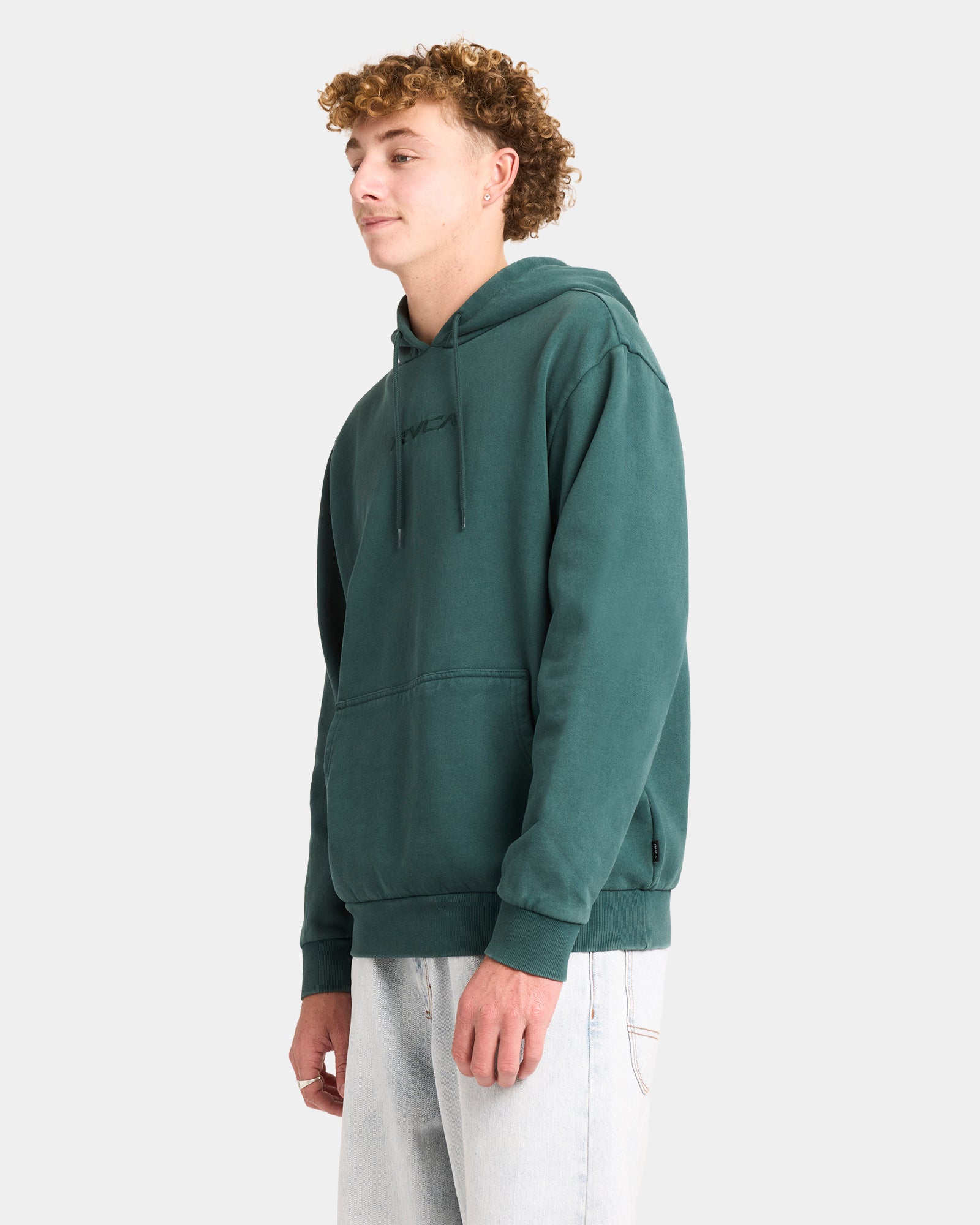 Mens Track Pullover Hoodie