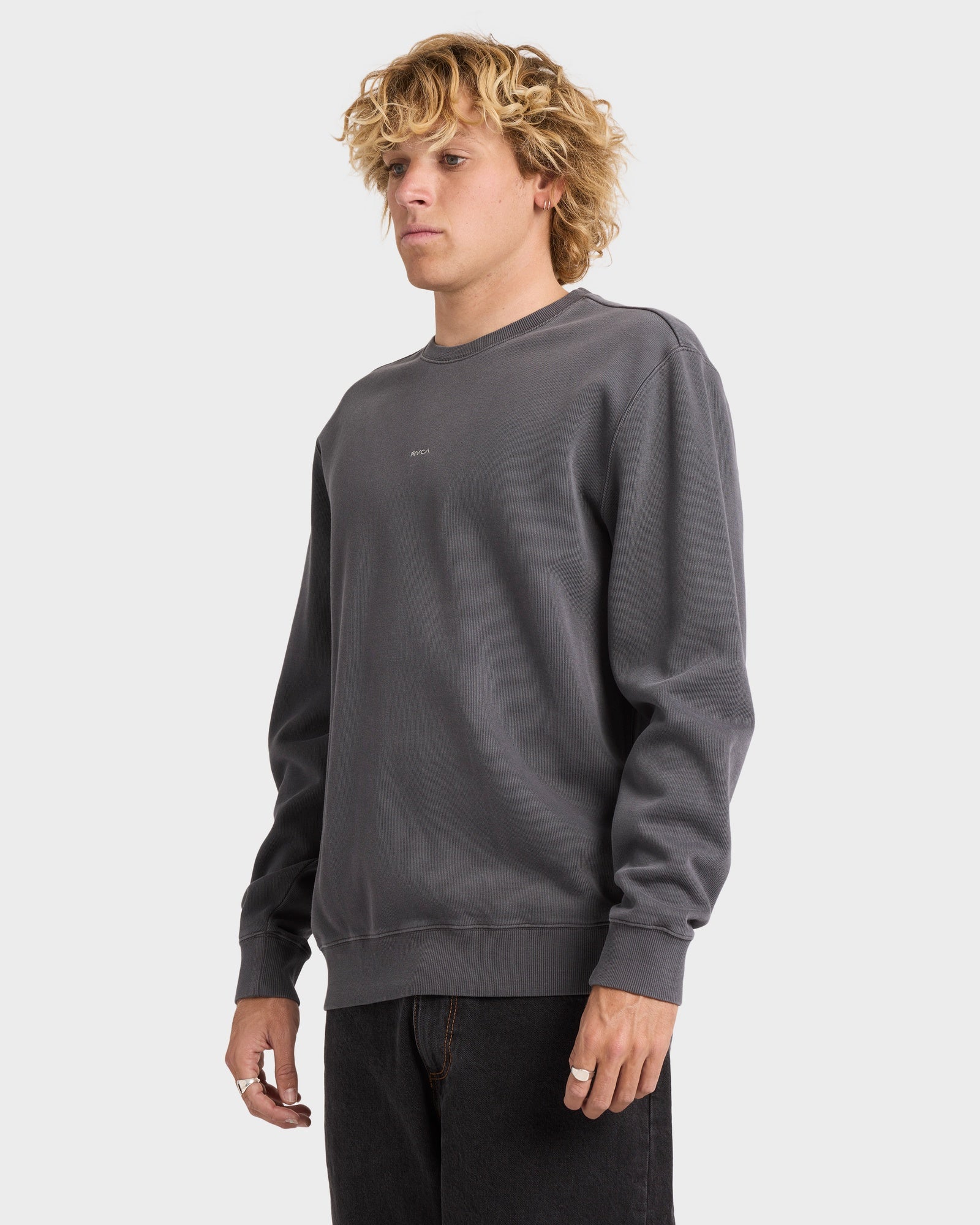 Mens Little RVCA Crew Neck