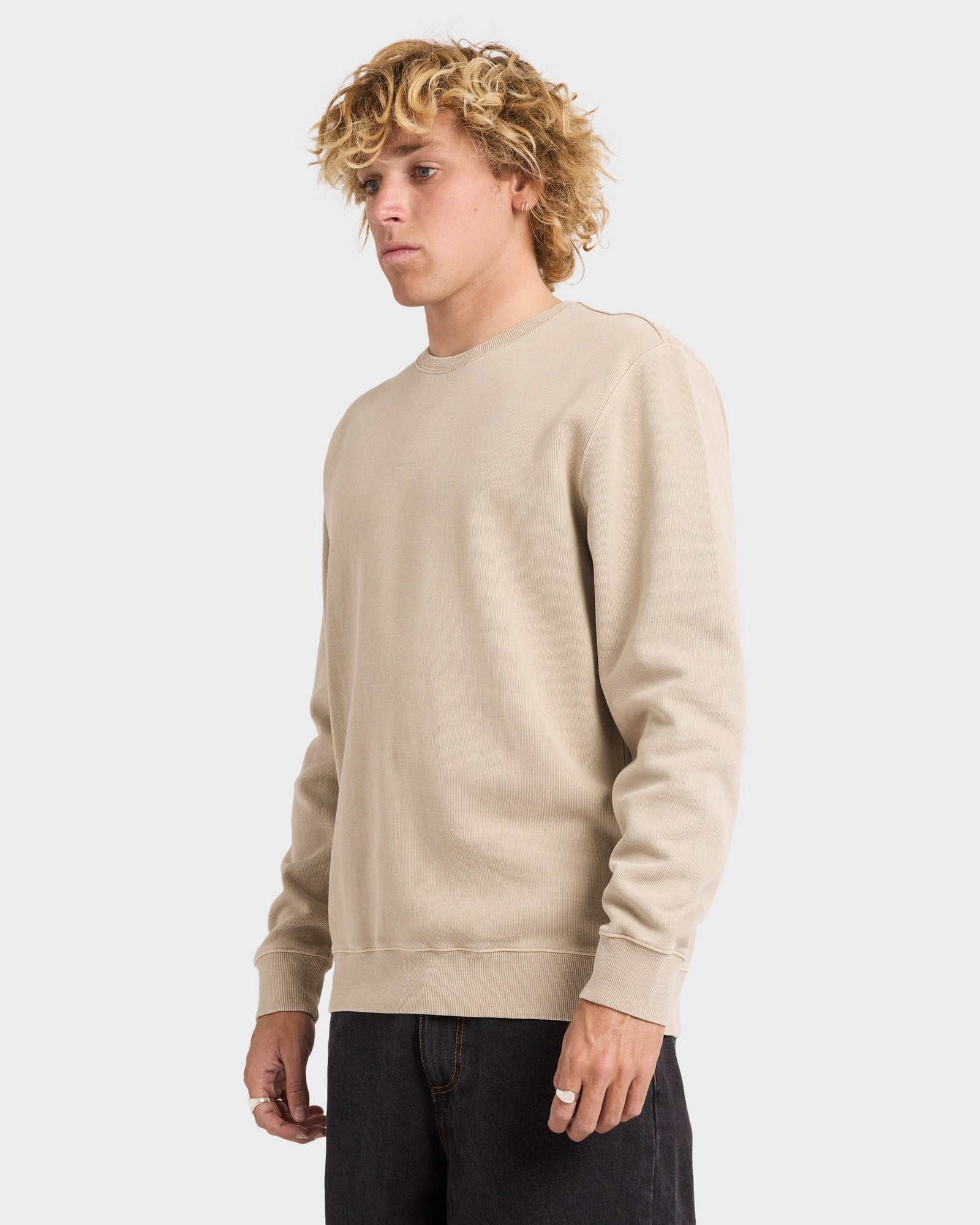 Mens Little RVCA Crew Neck