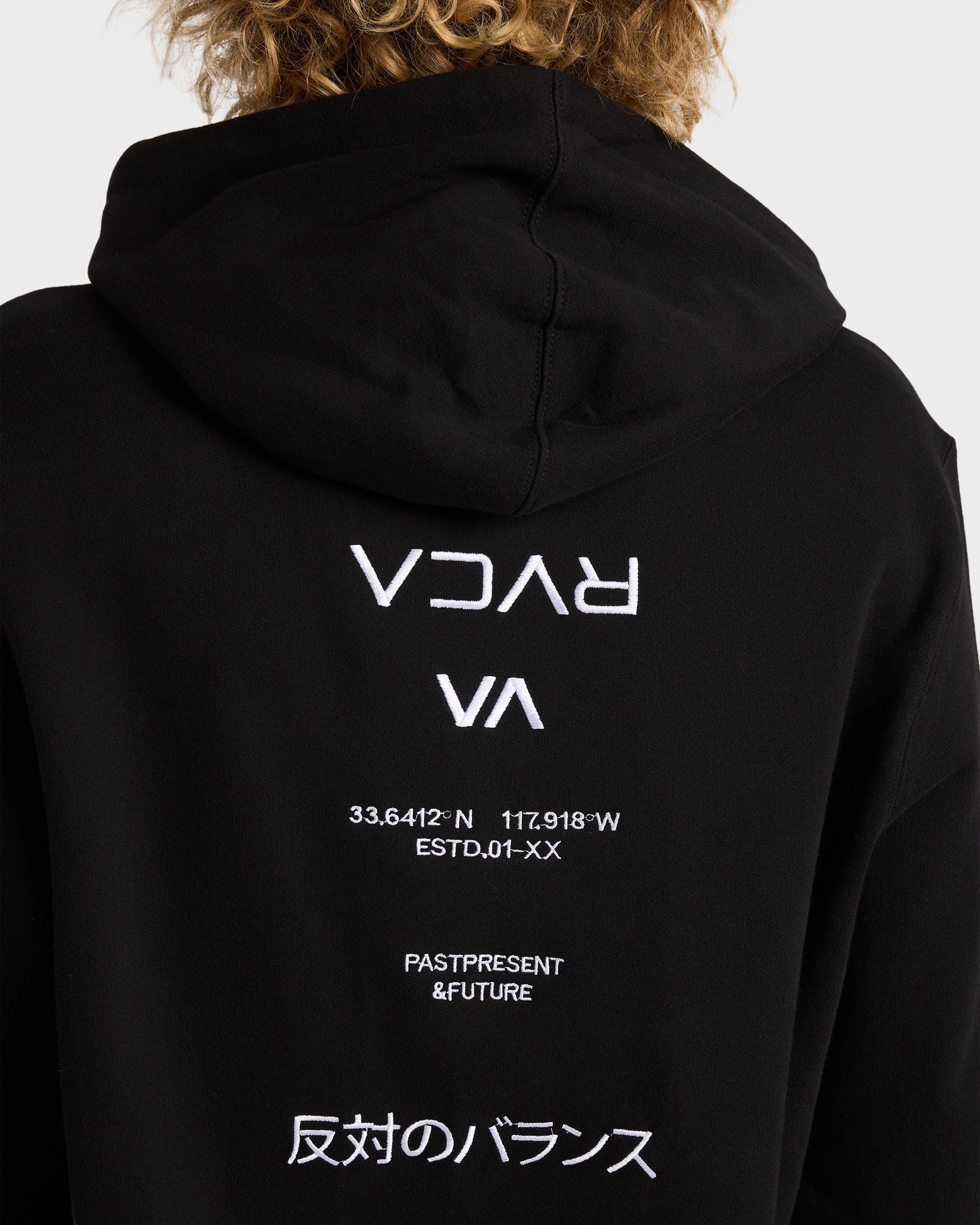 Mens RVCA Credits Pullover Hoodie