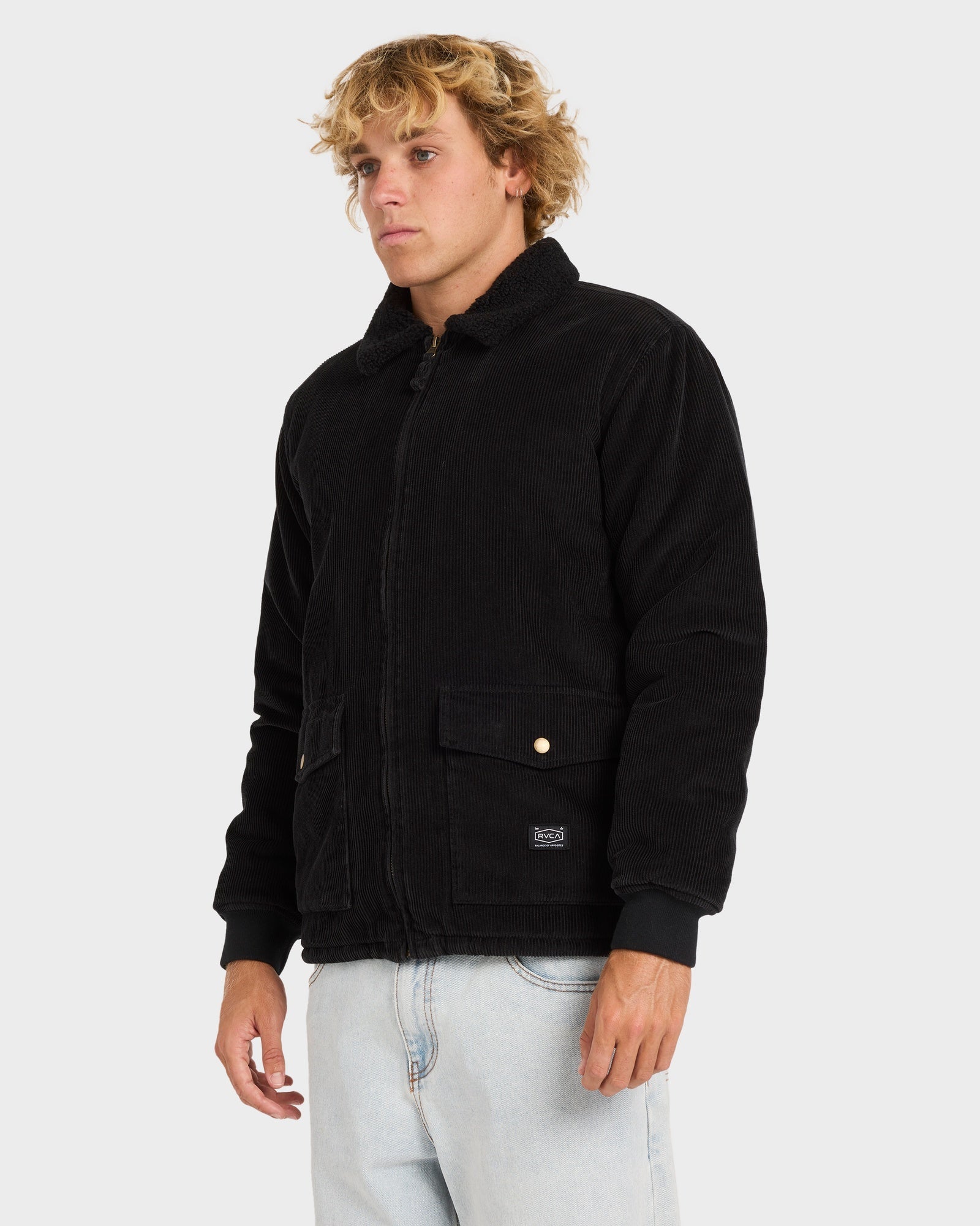 Mens Station Cord Coach Jacket