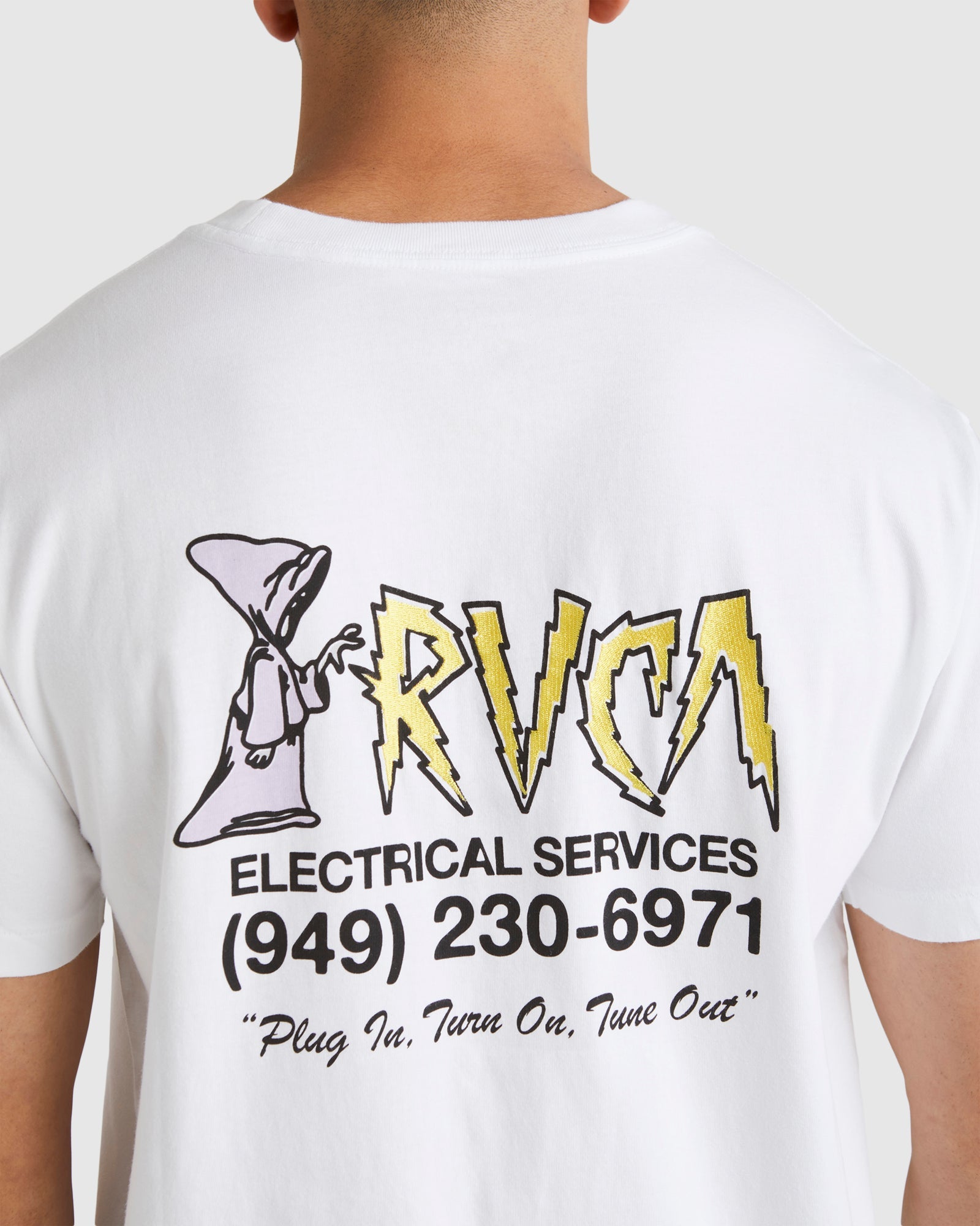 Mens RVCA Electrical T-Shirt