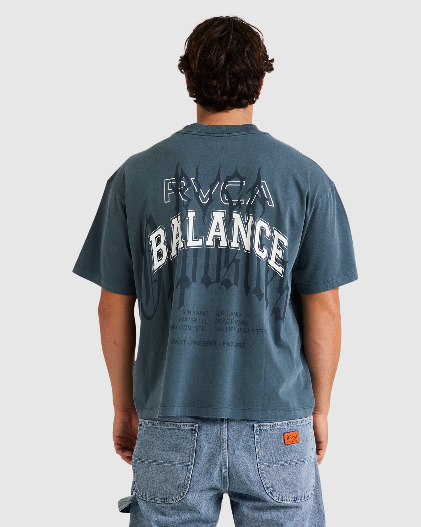 Mens RVCA Drip T-Shirt