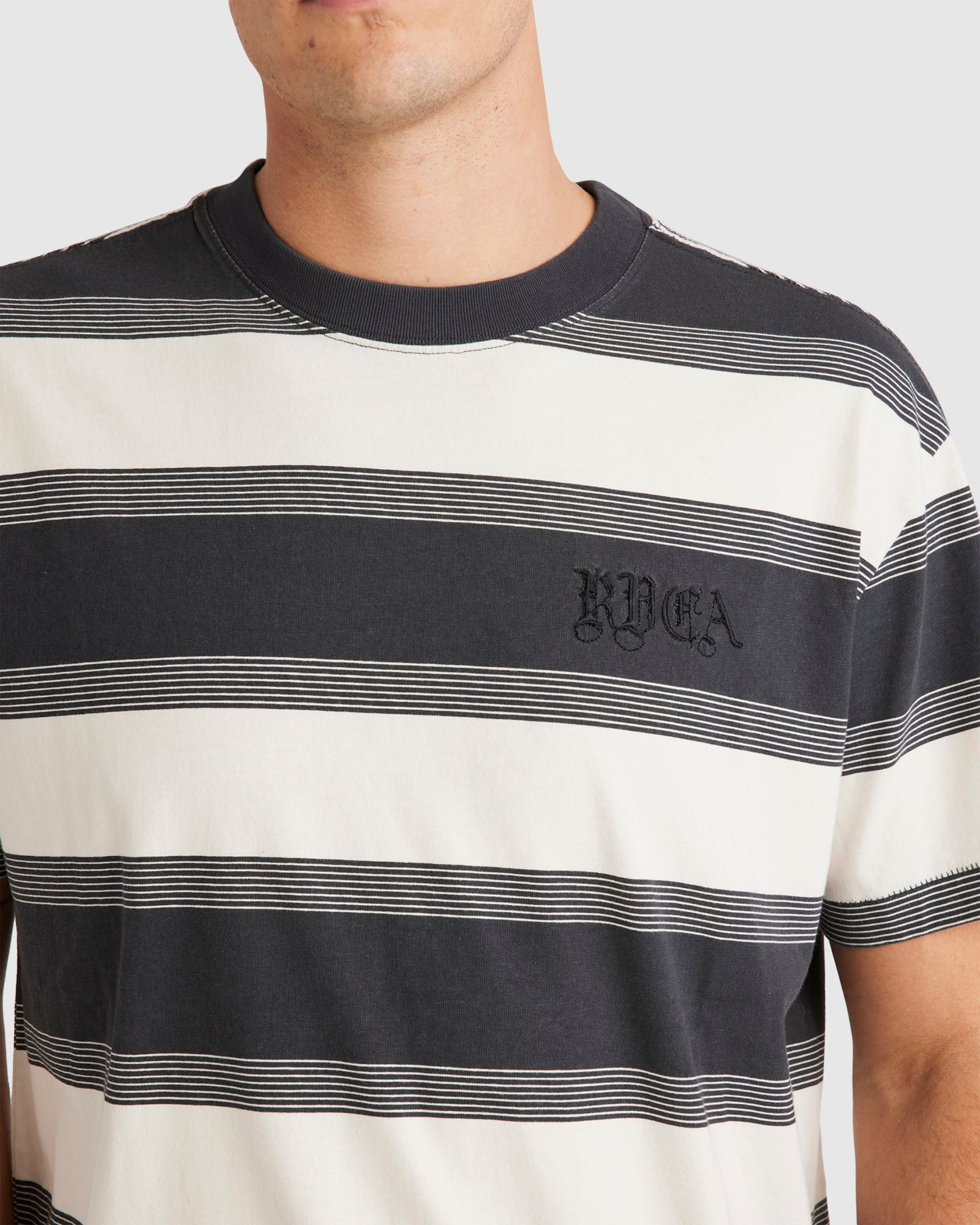 Mens Benj Stripe T-Shirt – RVCA AU