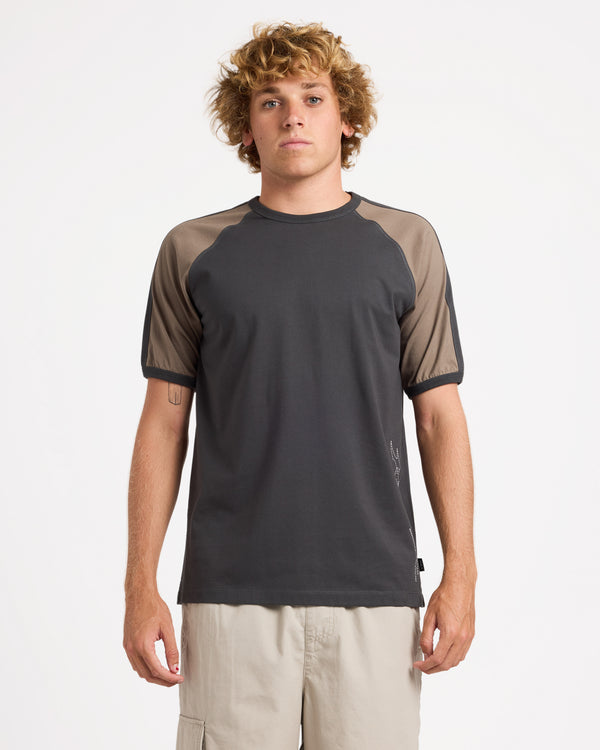 Mens Stitch Raglan T-Shirt
