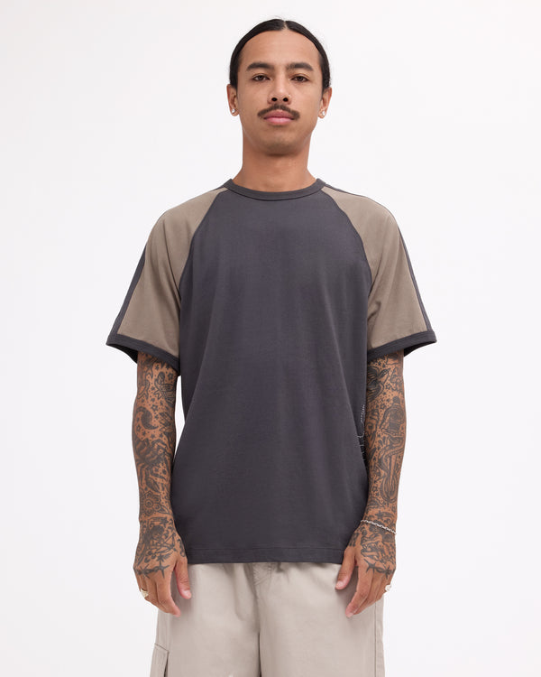 Mens Stitch Raglan T-Shirt