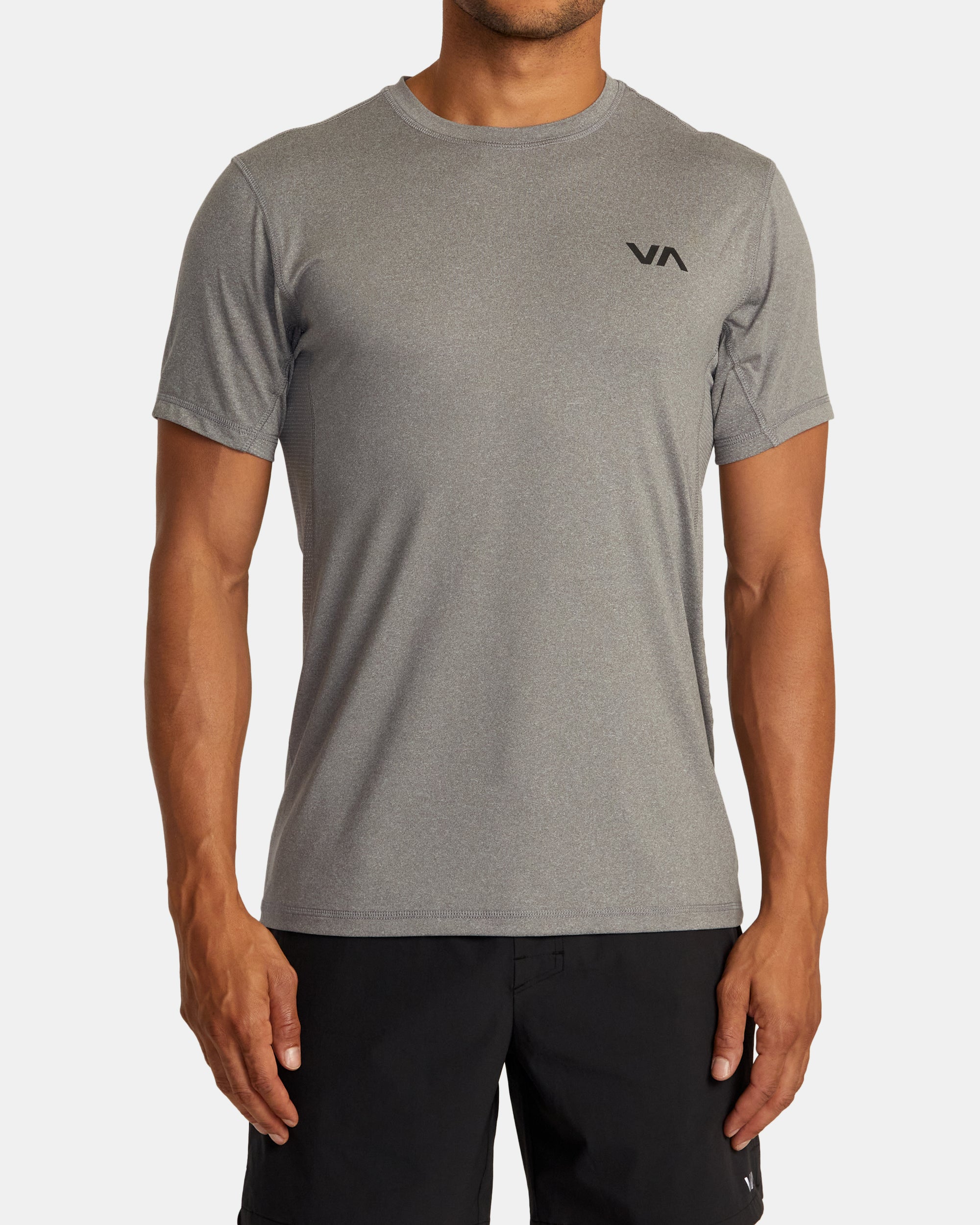 Mens Sport Vent T-Shirt - HEATHER GREY | RVCA AU
