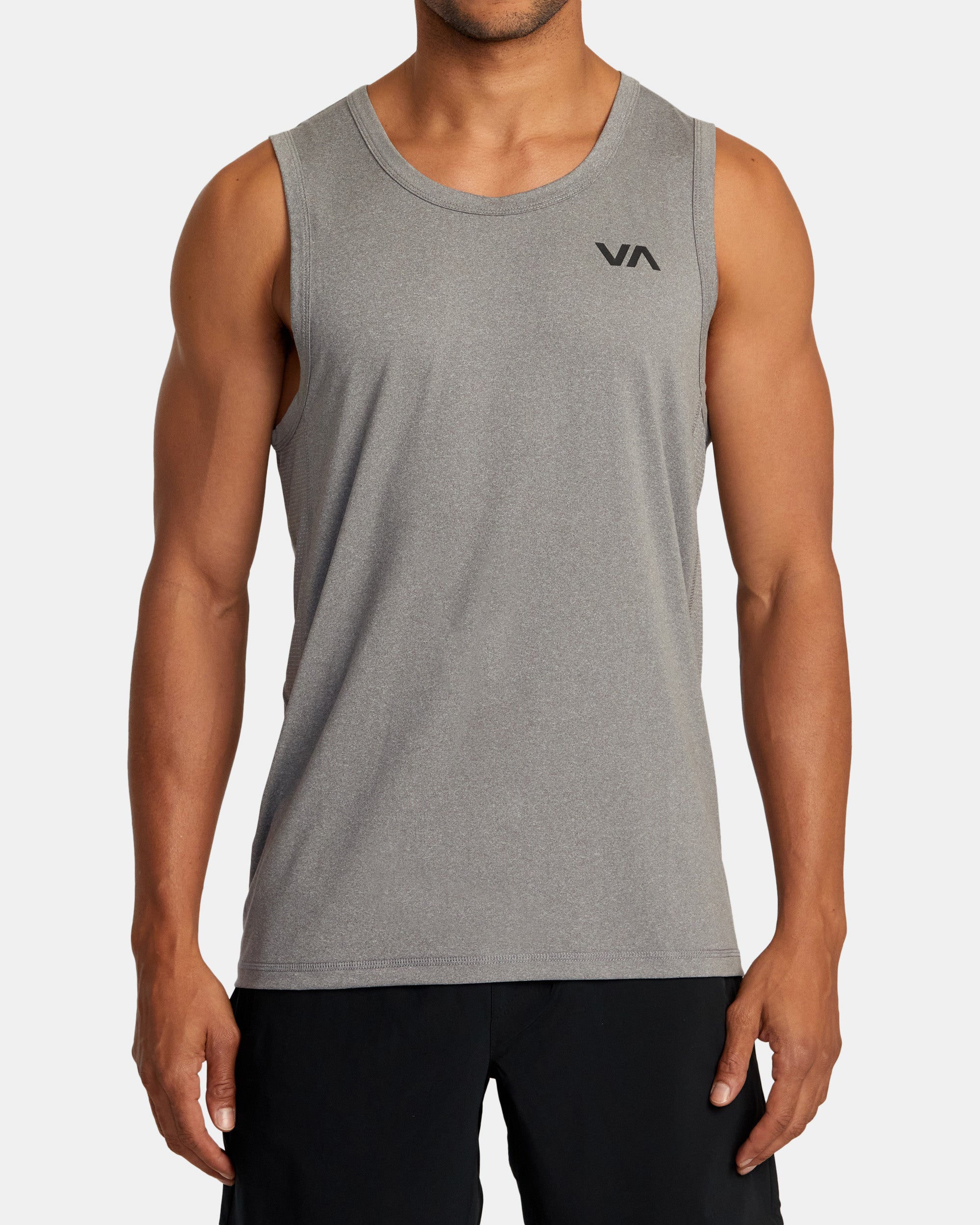 Mens Sport Vent Singlet - HEATHER GREY | RVCA AU